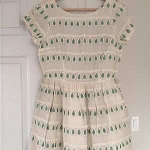 Anthropologie embroidered 50’s dress